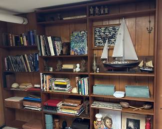 Coffee table books and assorted collectible