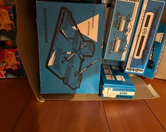 Marklin train accessories in original boxes
