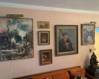 Assorted Signed and Unsigned Oils