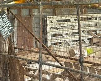 Old Metal Farm Gates