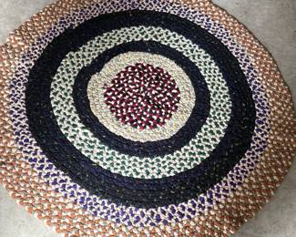 Examples of Vintage Braided Rugs- various styles./sizes