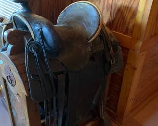 #338 Antique Mexican Saddle $50.00