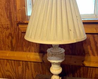 #342 Marble Base Table Lamp - 28" Tall $30.00