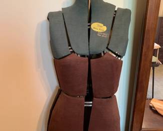 #296 Bust Adjustable Dress/Shirt Form - White Brand - Size 32-42 $40.00