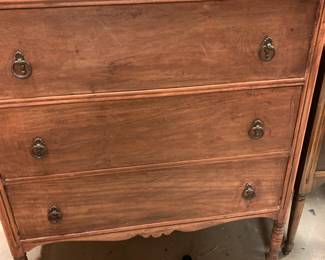 #126 4 drawer chest of drawer on leg 36x21x45 $65.00
