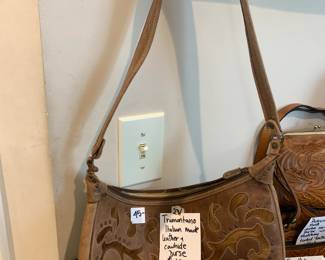 #231 Tramontano Italian Made leather & Cowhide Purse $45.00