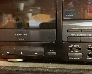 #350 Kenwood Cassette KXW4050 Player, Receiver is Model KRA5050 $120.00