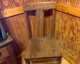 #343 Oak Odd dining Chair $30.00