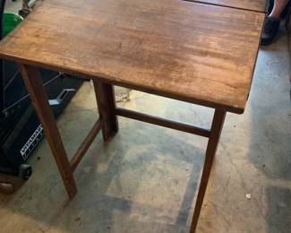#355 Wood Foldable Writing Desk - 24Wx5-18.5Dx30T $30.00