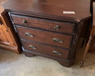 #98 3 drawer chest wood 30x17x31 $100.00