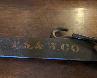 #357 Metal Cotton Scale PSNWC Brand w/weights , hook $30.00