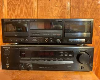 #350 Kenwood Cassette KXW4050 Player, Receiver is Model KRA5050 $120.00