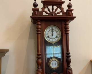 #10 time manufacturing co horse clock wall hanging with key 13x6x35 $150.00