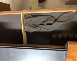 #77 Drexel bar with 2 folding doors slide out top 43-61x19x33 $75.00