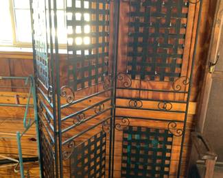 #319 Metal 3 panel Screen - each panel - 20x71 foldable $75.00