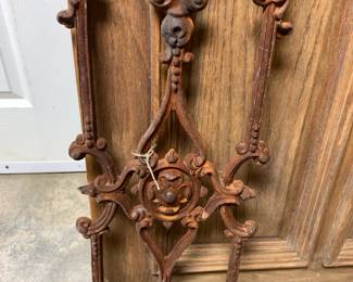 #182 Cast Iron Decorative Wall Hanging 29x12 $30.00