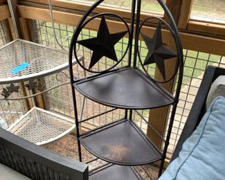 #28 long star corner cabinet folding 12 x 43 $40.00