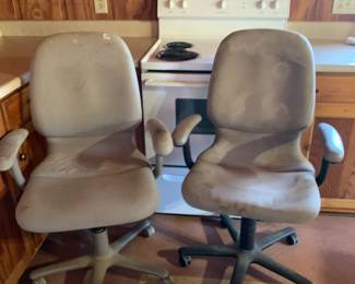#337 Pair of Executive (as is chairs) $20.00