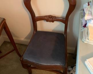 #301 Bubble Back Rosewood Chair $30.00