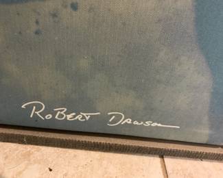 #250 Original Painting of Horse by Robert Dawson - Framed - 37x37 $75.00