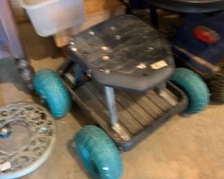 #353 Rolling Garden Cart $20.00