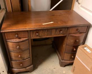 #114 desk with 9 drawers 41x20x30 $75.00