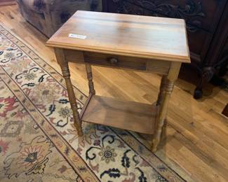 #16 table with 1 drawer 22x14x27 $75.00