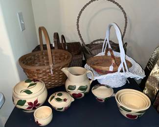 Baskets and dishes (various sizes)