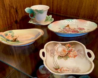 Vintage china pieces.