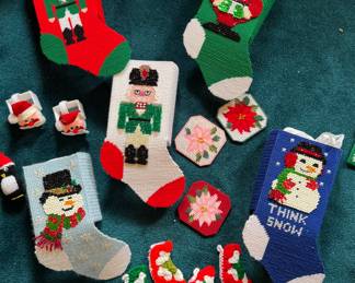 Hand-made Christmas items (this is just a sampling.)