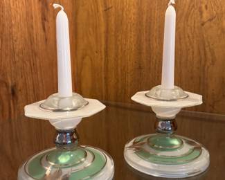Vintage French candle holders.