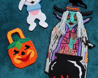 Hand-made seasonal items.