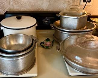 Vintage Legend cookware.