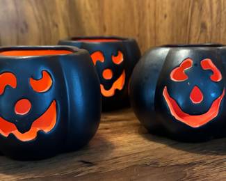 Fantasy Halloween candle holders.