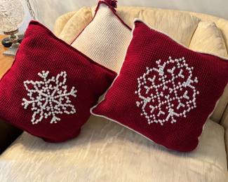 Hand-decorated pillows...many more!