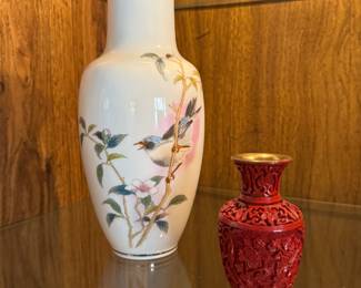 Asian vases.