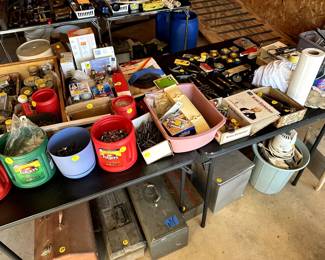 Toolboxes, misc building supplies