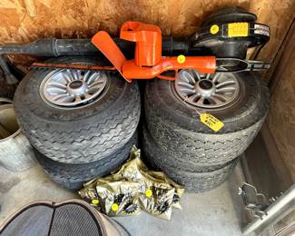 Club Car (set of 4) tires, leave blowers