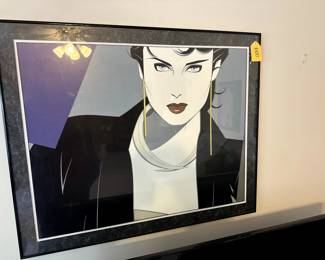 Patrick Nagel framed print