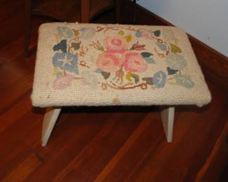 Needlepoint stool