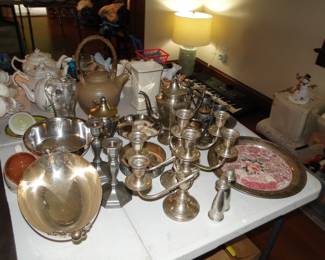 Silver, pewter, metalware