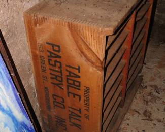 Table Talk Pastry Pie Crate Vintage