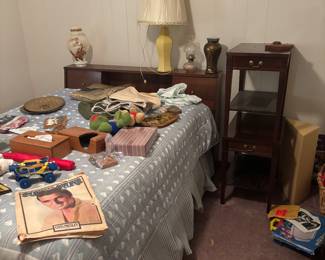 Tables, bedroom furniture