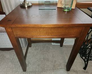 Mission style desk