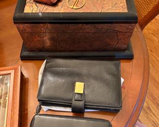Mont Blanc credit card wallet, Bally men’s clutch purse purse, In concepts Humidor