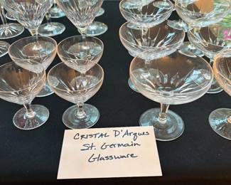 St. Germain glassware