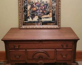 Okay, so here's the real photo.  Better? This piece is actually a chest - the top opens up!