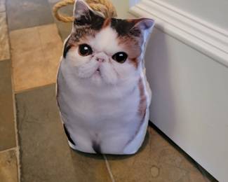The most unagreeable door stopper...I just had to put this picture first!