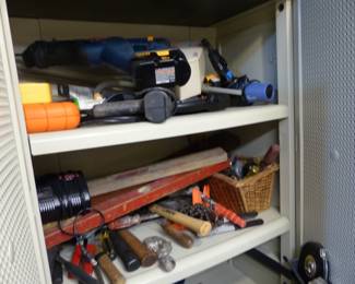 LOADED garage & basement!! Tons of power & hand tools and all kinds of things!!
