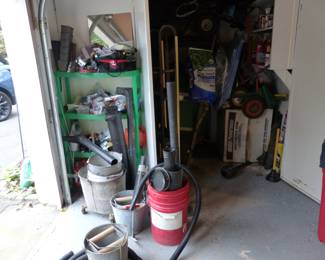 LOADED garage & basement!! Tons of power & hand tools and all kinds of things!!